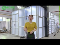 μπόραριο ISO καθαρό δωμάτιο μονωτικό PVC τοίχωμα Συγκρότημα σκληρό τοίχωμα FFU καθαρό δωμάτιο