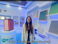 YANING Ελαματική ροή αέρα Καπάκι Τερματικά στερέωμα Καθαρό δωμάτιο Καλύτερη διήθηση υαλοπλαστική 99,995% 0,3micro