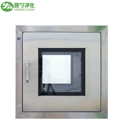 YANING ISO Cleanroom Pass Box Από ανοξείδωτο χάλυβα Static Pass Box με ενσωματωμένη πόρτα