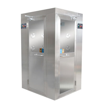 YANING GMP Standard Stainless Steel Base Plate Clean Room Air Shower με ρυθμιζόμενο χρόνο πλύσης αέρα