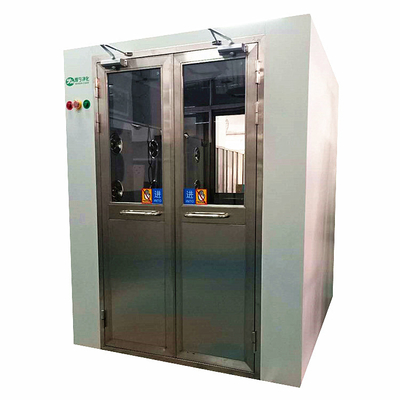 YANING ντυμένο σκόνη χάλυβα σκόνης αφαίρεσης 1500W HEPA φίλτρων δωμάτιο ντους αέρα πορτών συναρμολογήσεων αεροστεγές δίκλινο